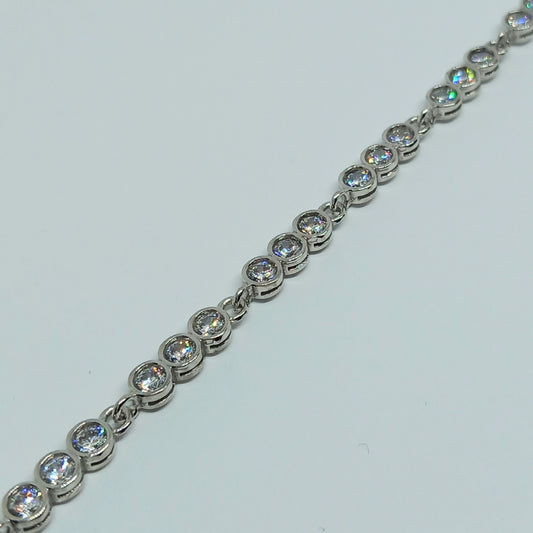 Zlatý náramek 14k 585/1000 - zlato bílé- jako nové