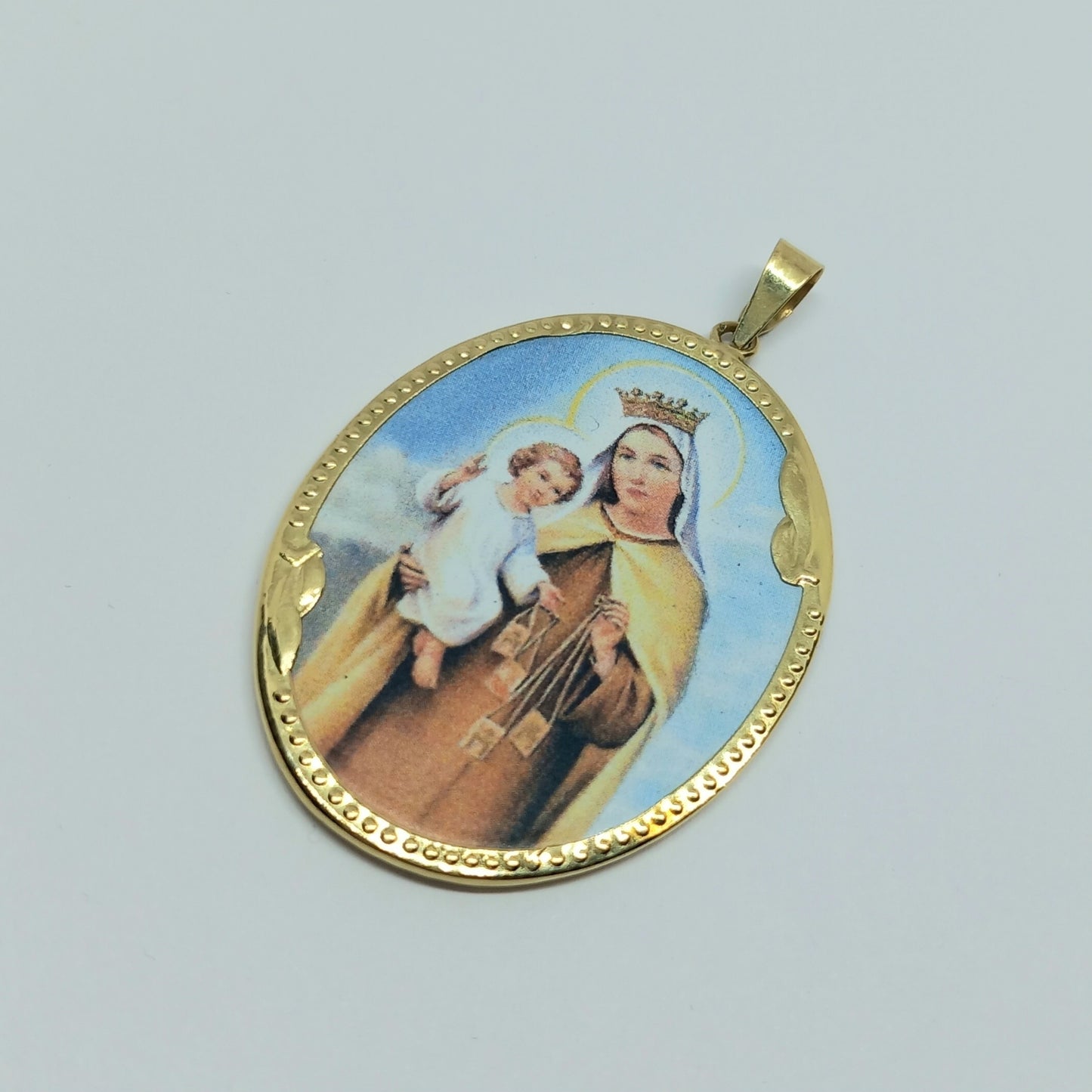 Zlatý přívěšek 14k 585/1000 Madona - zlato žluté - použité