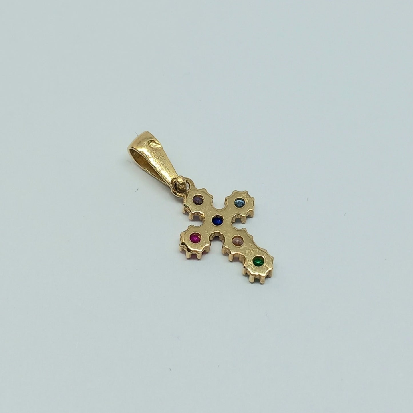 Zlatý přívěšek 14k 585/1000 Kříž - zlato žluté - nové