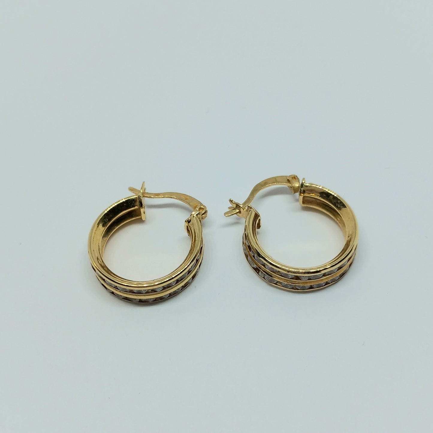 Zlaté náušnice 14k 585/1000 Kruhy - zlato žluté - nové