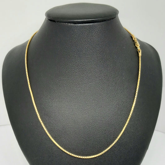 Zlatý řetěz 14k 585/1000 - zlato žluté - nové - 50,5cm