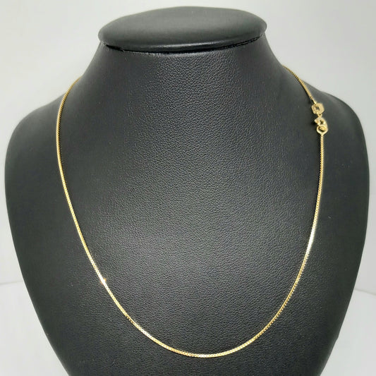 Zlatý řetěz 14k 585/1000 - zlato žluté - nové - 55cm