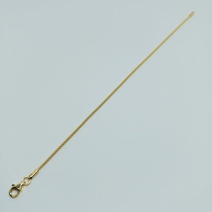Zlatý náramek 14k 585/1000 - zlato žluté - nové - 17,5cm