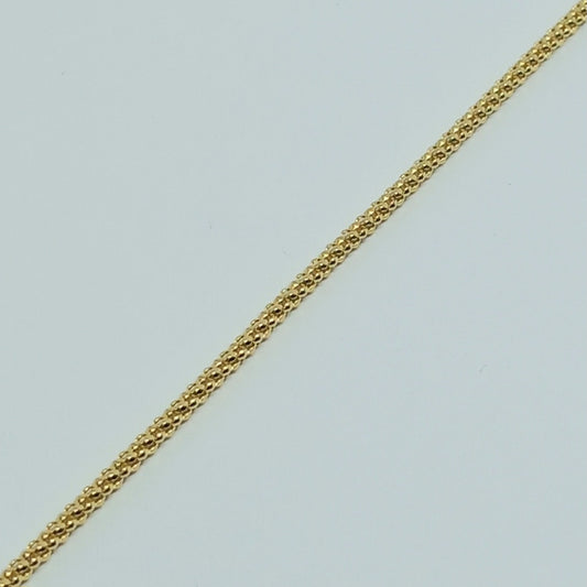 Zlatý náramek 14k 585/1000 - zlato žluté - nové - 17,5cm