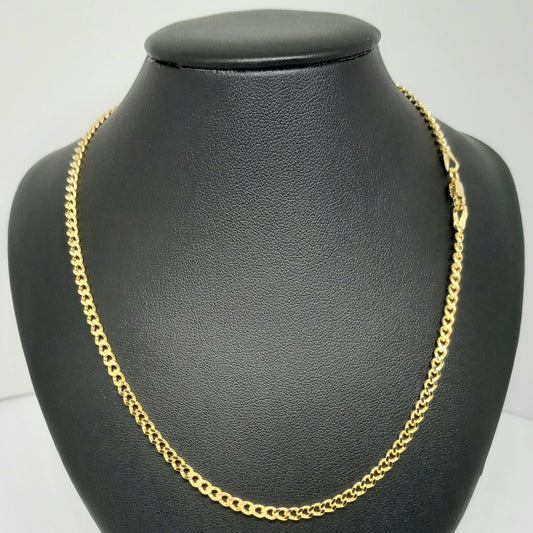 Zlatý řetěz 14k 585/1000 - zlato žluté - nové - 65cm