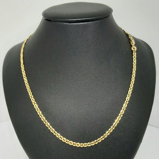 Zlatý řetěz 14k 585/1000 - zlato žluté - nové - 65cm