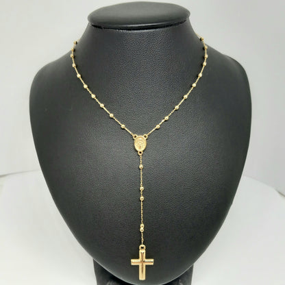 Zlatý řetěz 14k 585/1000 Růženec - zlato žluté - nové - 51cm