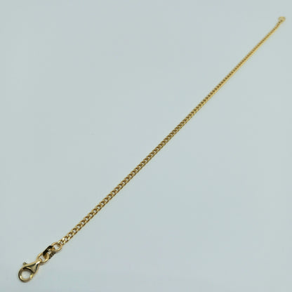 Zlatý náramek 14k 585/1000 - zlato žluté - nové - 18cm