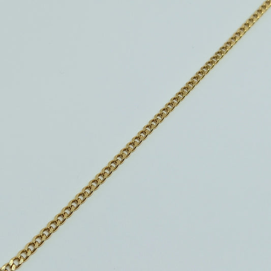 Zlatý náramek 14k 585/1000 - zlato žluté - nové - 18cm
