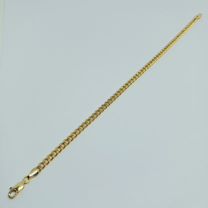 Zlatý náramek 14k 585/1000 - zlato žluté - nové - 21,5cm