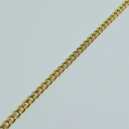 Zlatý náramek 14k 585/1000 - zlato žluté - nové - 21,5cm