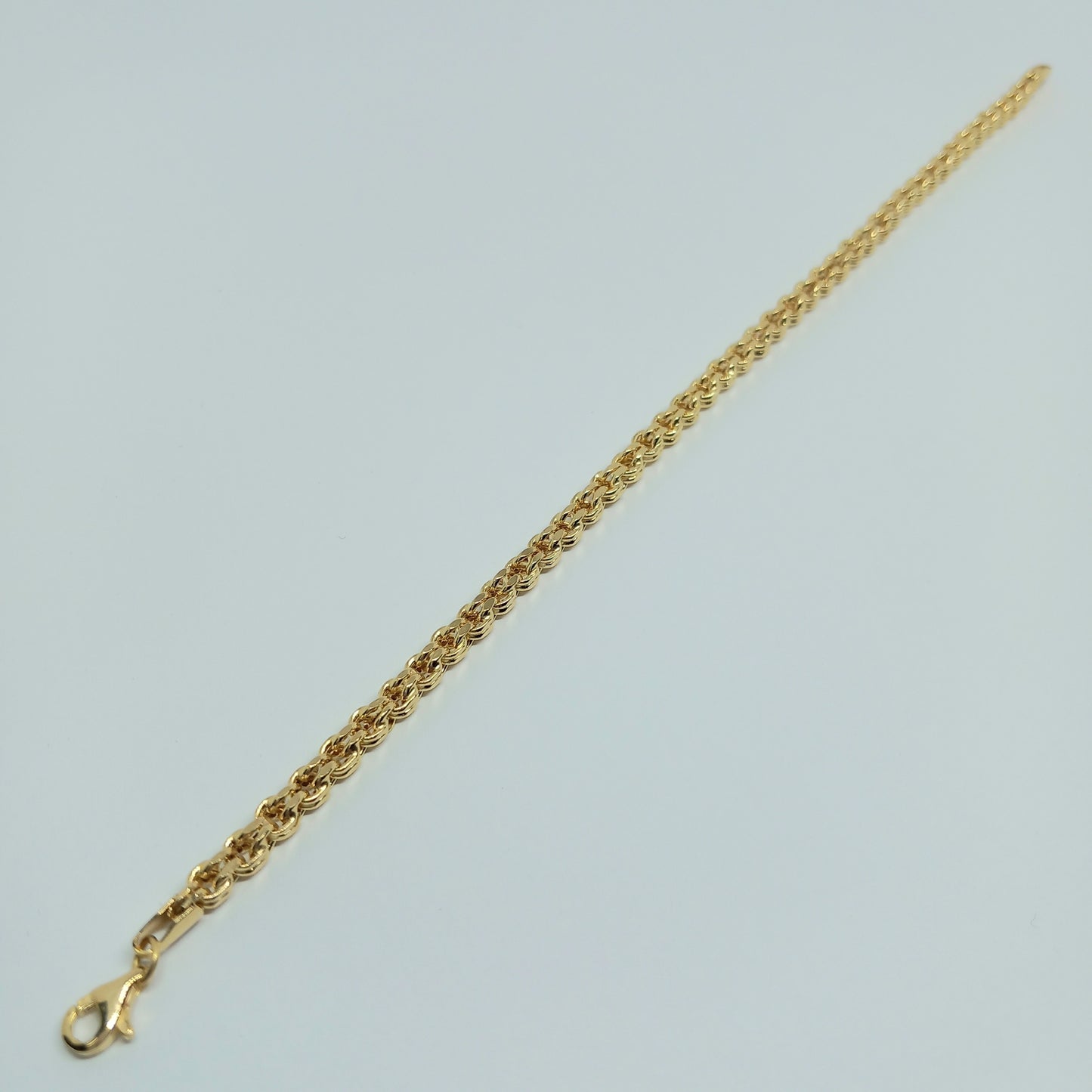 Zlatý náramek 14k 585/1000 - zlato žluté - nové -20,5cm