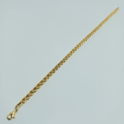 Zlatý náramek 14k 585/1000 - zlato žluté - nové -20,5cm