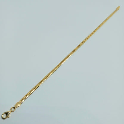 Zlatý náramek 14k 585/1000 - zlato žluté - nové - 20cm
