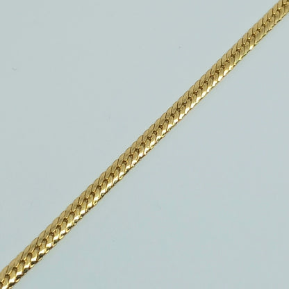 Zlatý náramek 14k 585/1000 - zlato žluté - nové - 20cm
