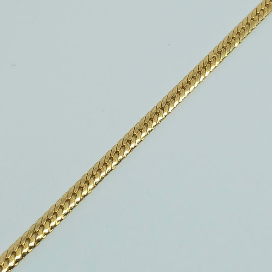 Zlatý náramek 14k 585/1000 - zlato žluté - nové - 20cm