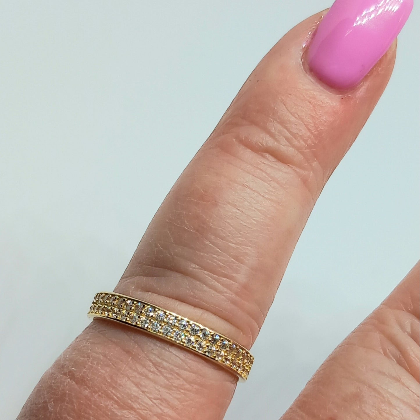 Zlatý prsten 14k 585/1000 - zlato žluté - nové - vel. 55