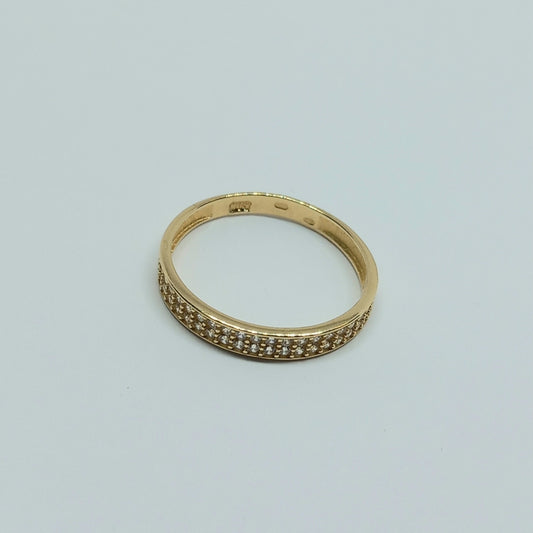 Zlatý prsten 14k 585/1000 - zlato žluté - nové - vel. 55