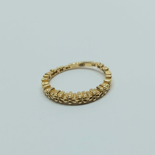 Zlatý prsten 14k 585/1000 - zlato žluté - nové - vel. 55