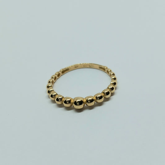Zlatý prsten 14k 585/1000 - zlato žluté - nové - vel. 56