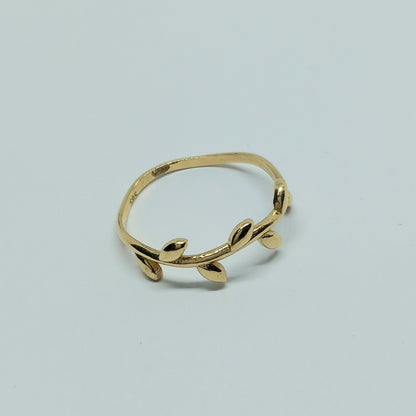 Zlatý prsten 14k 585/1000 - zlato žluté - nové - vel. 54