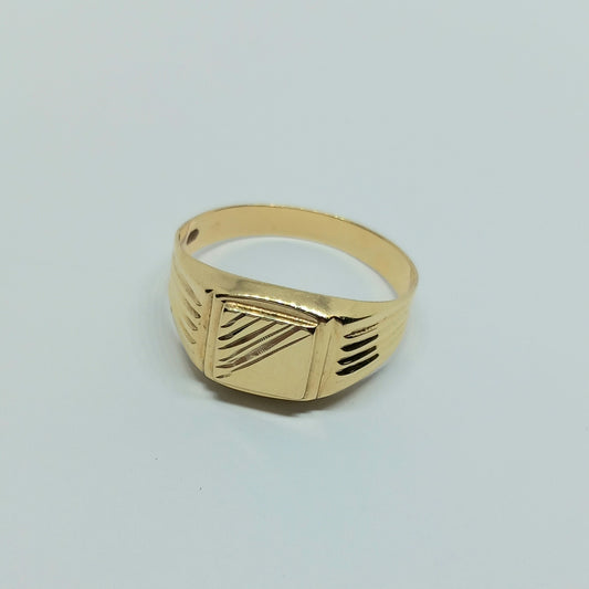 Zlatý prsten 14k 585/1000 - zlato žluté - nové - vel. 67