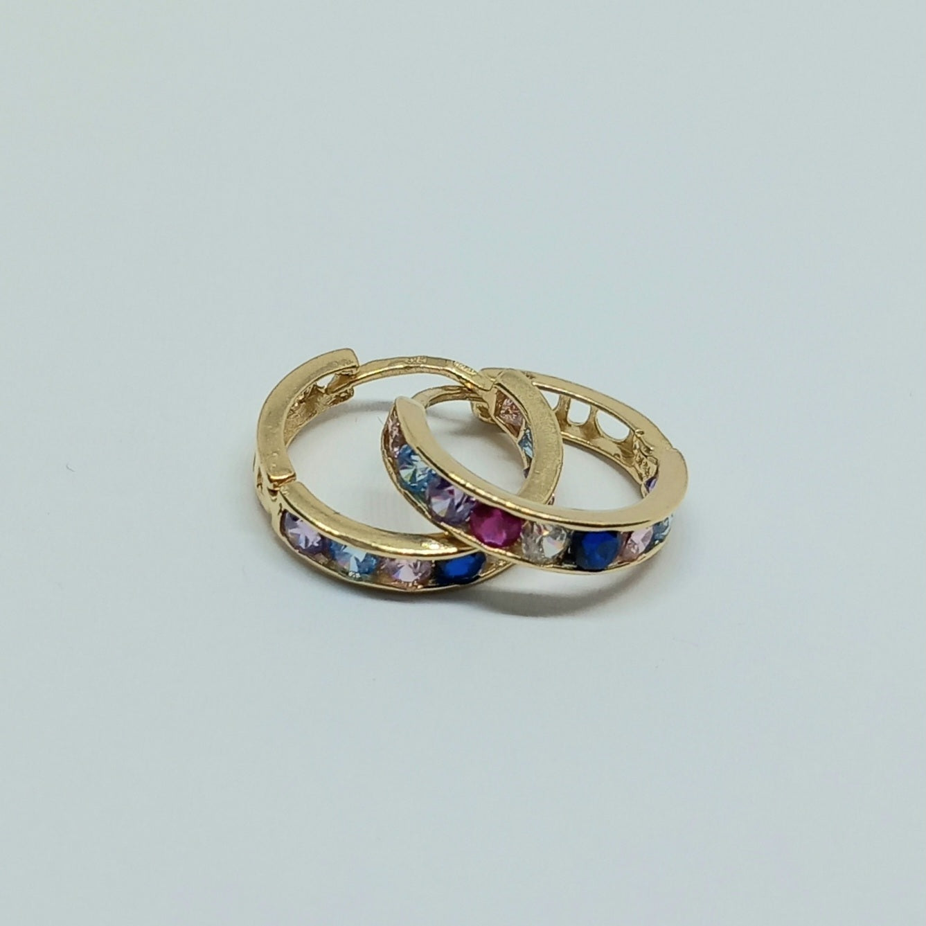 Zlaté náušnice 14k 585/1000 Kruhy - zlato žluté - nové