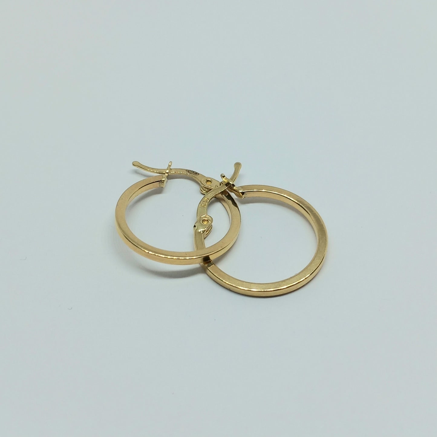Zlaté náušnice 14k 585/1000 Kruhy - zlato žluté - nové