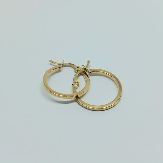Zlaté náušnice 14k 585/1000 Kruhy - zlato žluté - nové