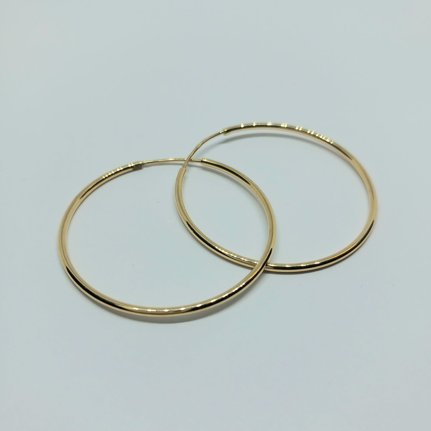 Zlaté náušnice 14k 585/1000 Kruhy - zlato žluté - nové