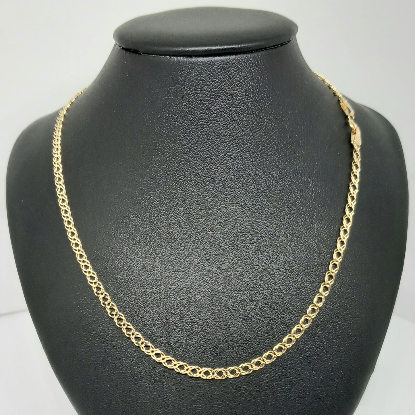 Zlatý řetěz 14k 585/1000 - zlato žluté - jako nové - 52cm
