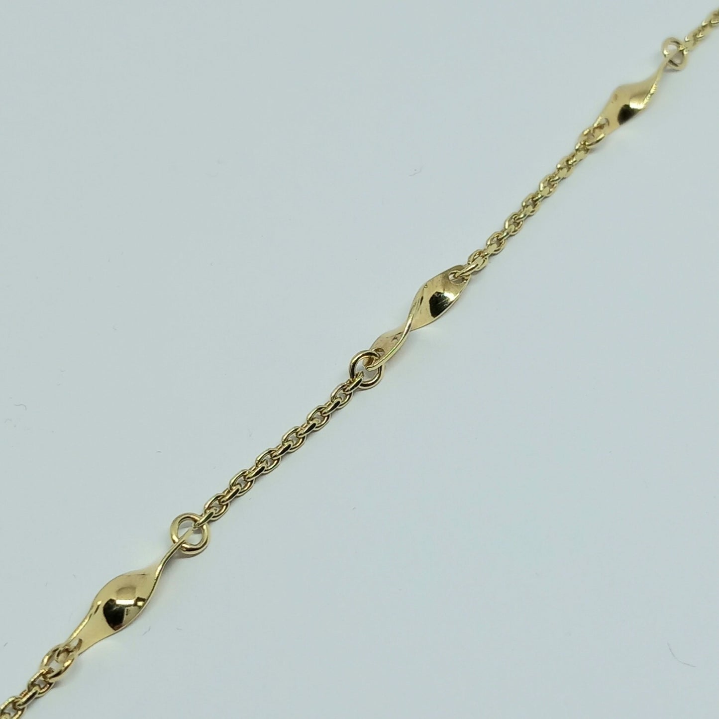 Zlatý náramek 14k 585/1000 - zlato žluté - použité - 20cm