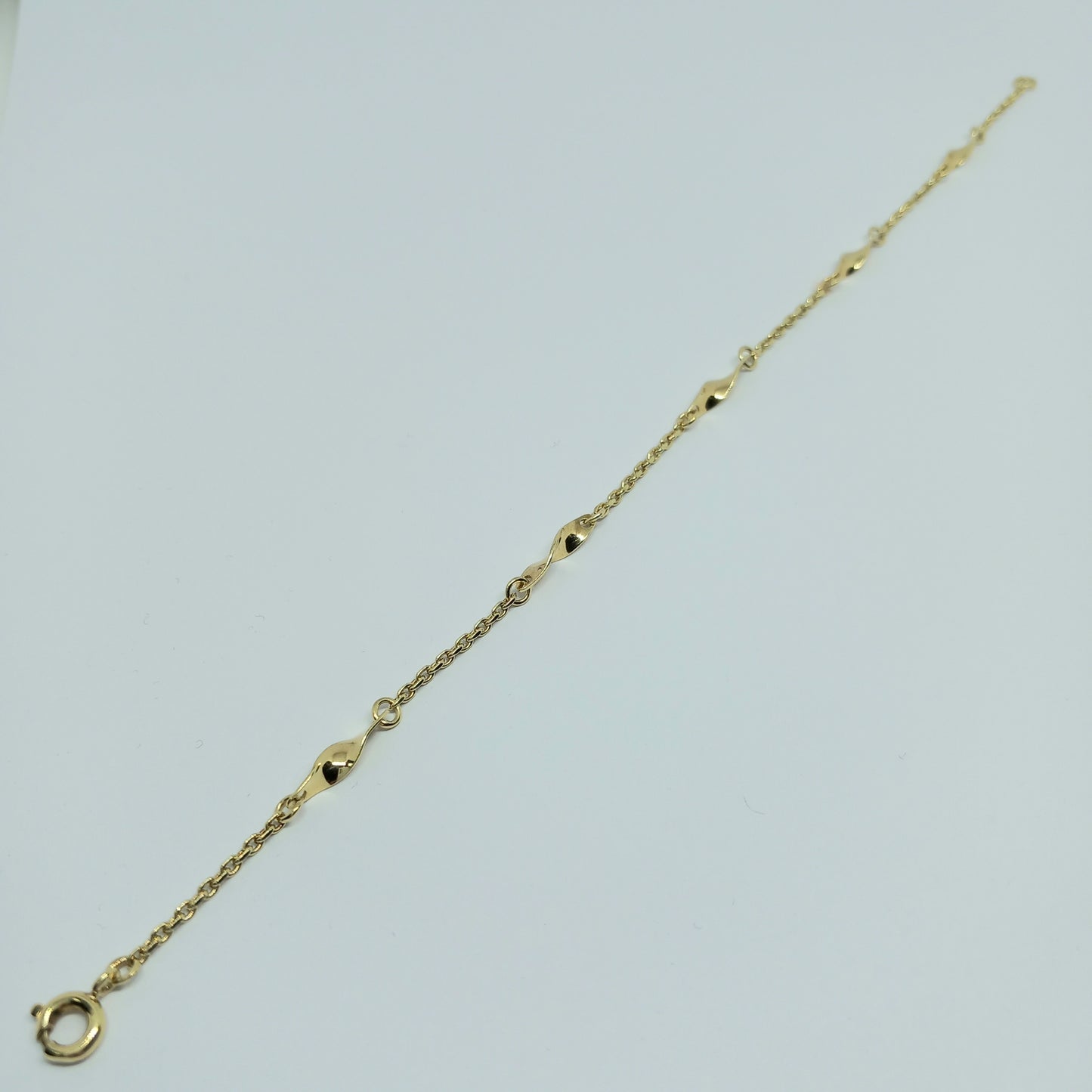 Zlatý náramek 14k 585/1000 - zlato žluté - použité - 20cm