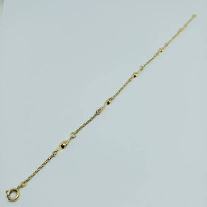 Zlatý náramek 14k 585/1000 - zlato žluté - použité - 20cm