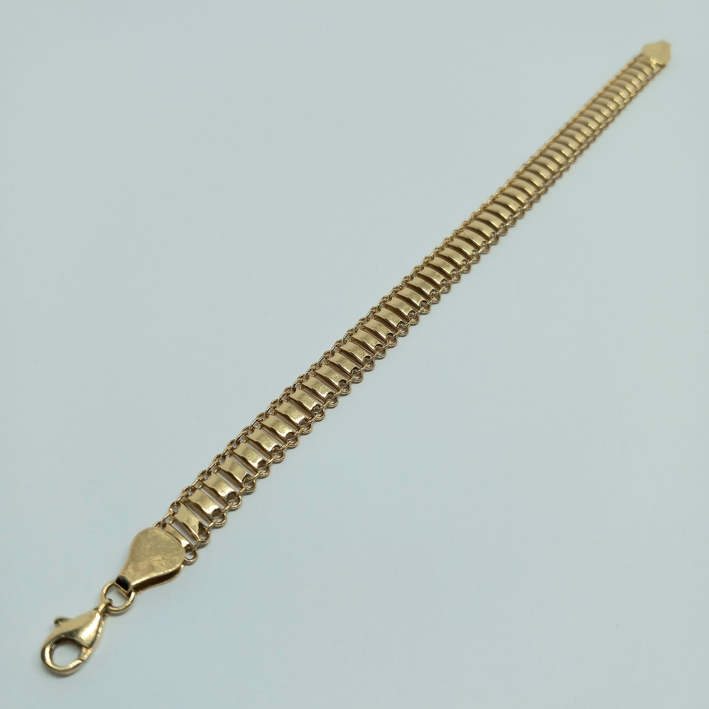 Zlatý náramek 14k 585/1000 - zlato žluté - použité - 18cm