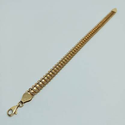 Zlatý náramek 14k 585/1000 - zlato žluté - použité - 18cm