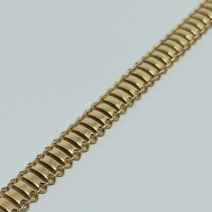 Zlatý náramek 14k 585/1000 - zlato žluté - použité - 18cm