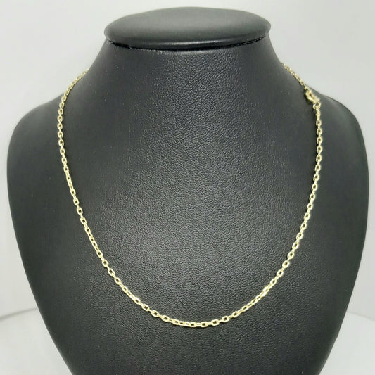 Zlatý řetěz 14k 585/1000 - zlato žluté - jako nové - 55,5cm