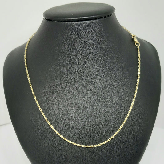 Zlatý řetěz 14k 585/1000 - zlato žluté - jako nové - 52,5cm