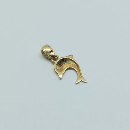 Přívěšek ze žlutého zlata 14k . Delfín . 0,47g . stav A1