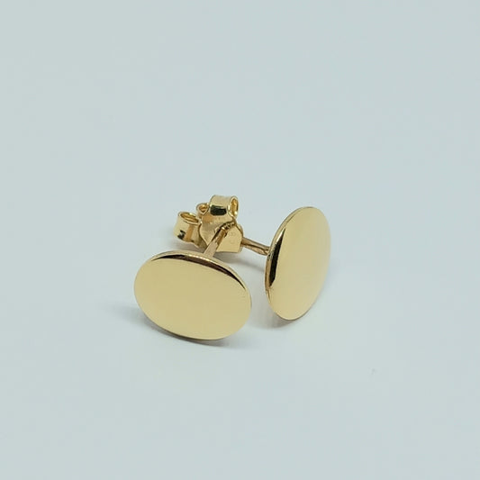Náušnice ze žlutého zlata 14k . Pecky . 1,59g . stav A1
