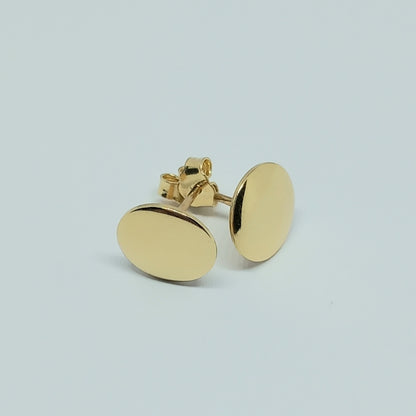 Náušnice ze žlutého zlata 14k . Pecky . 1,64g . stav A1