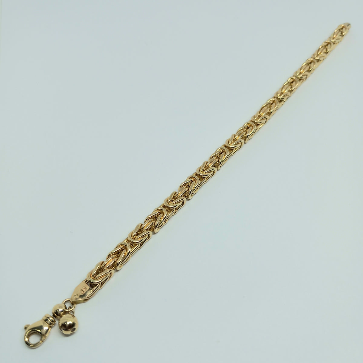 Náramek ze žlutého zlata 14k . Královský . 20cm . 11,23g . stav A1