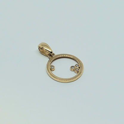 Přívěšek ze žlutého zlata 14k . 0,57g . stav A1