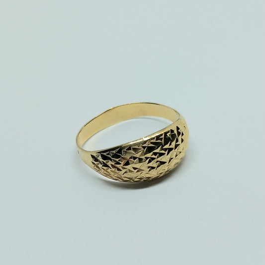 Zlatý prsten 14k 585/1000 - zlatý prsten - použité - vel. 61
