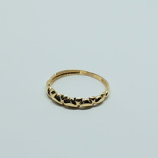 Dámský prsten ze žlutého zlata 14k . vel. 53 . 2,28g . stav A1