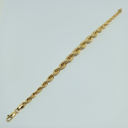 Zlatý náramek 14k 585/1000 Valis - zlato žluté - nové - 20cm