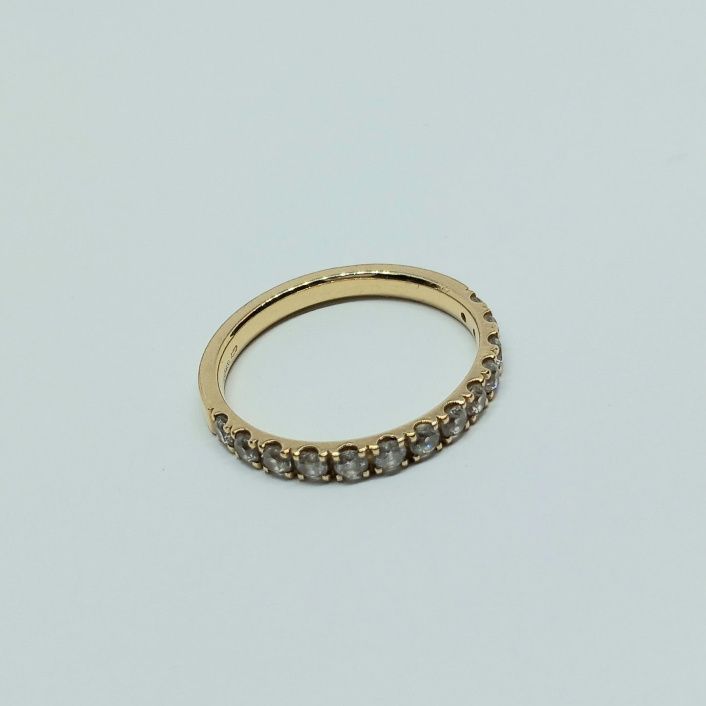 Zlatý prsten 14k 585/1000 - zlato žluté - použité - vel. 60