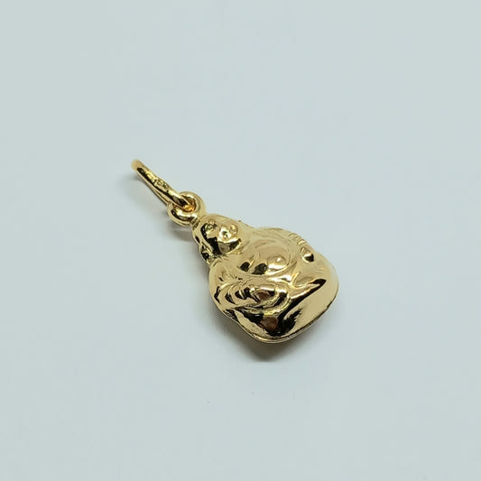 Přívěšek ze žlutého zlata 14k . 1,20g . Budha . stav A