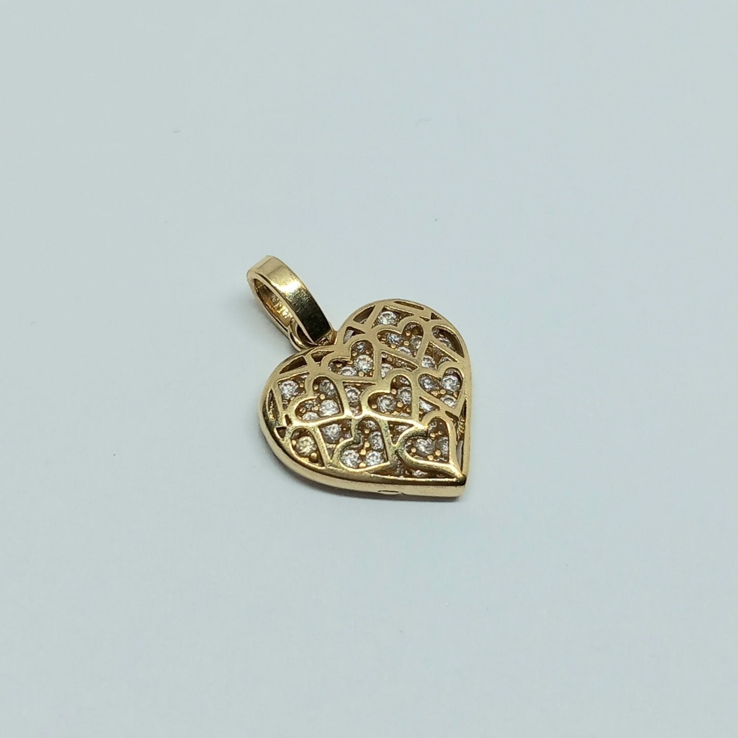 Zlatý přívěšek 14k 585/1000 Srdce - zlato žluté - použité